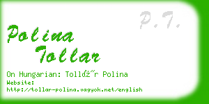polina tollar business card